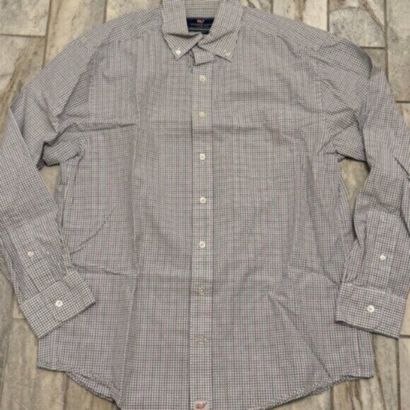 NEW Vineyard Vines Men's Medium Murray Shirt Retails $99 - Picture 1 of 5